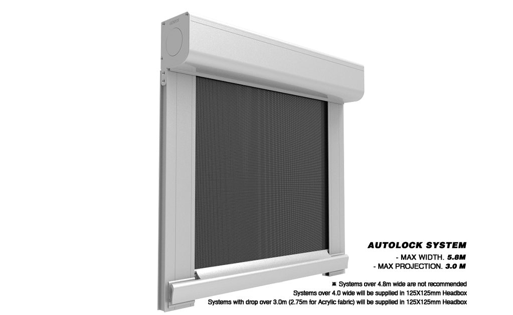 White Color Commercial aluminium Door/vertical Roller Shutter with automatic lock system